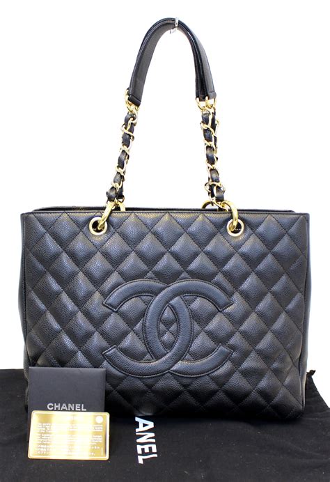 chanel tasche shopper|authentic chanel shopping bag.